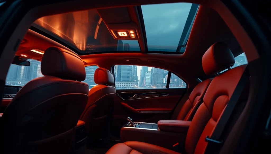 Experience luxury private car service ISTANBUL in a high-end vehicle with plush interiors and stunning city views.