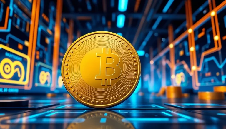 Showcasing the BasedChadHQ meme coin in a vibrant, tech-inspired environment with dynamic visuals.
