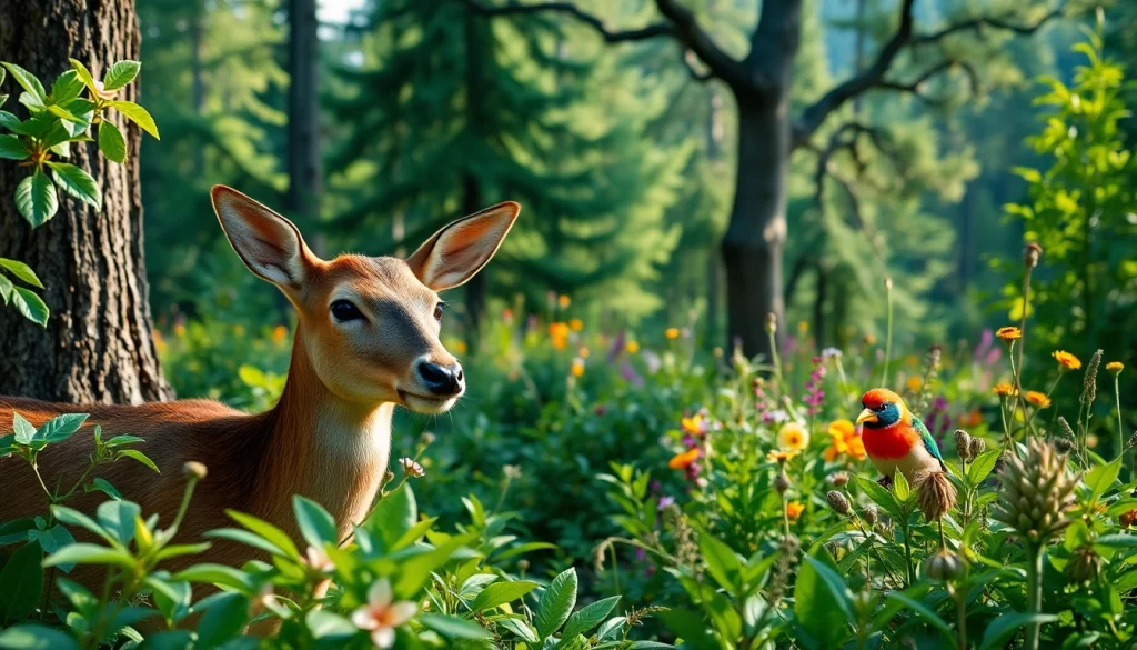 Witness the stunning wilderness at www.sudswild.com with a close-up of a vibrant deer amidst serene nature.