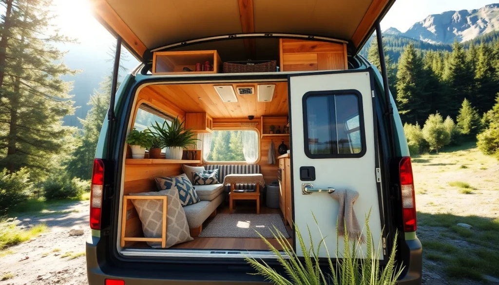 Experience the beauty of JRP Campers showcased in a scenic outdoor setting.