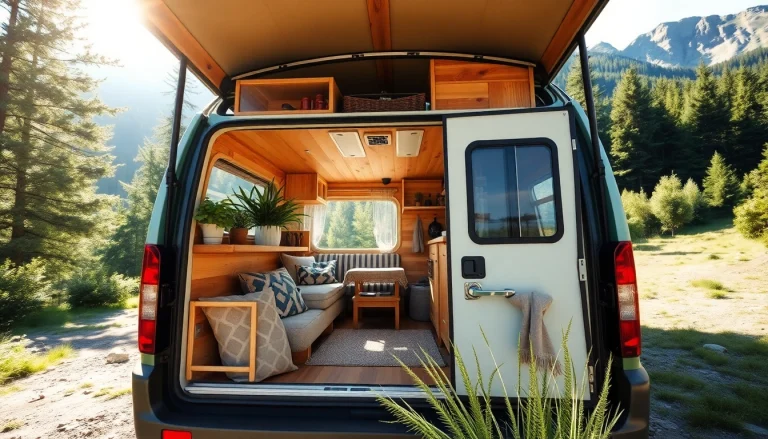 Experience the beauty of JRP Campers showcased in a scenic outdoor setting.