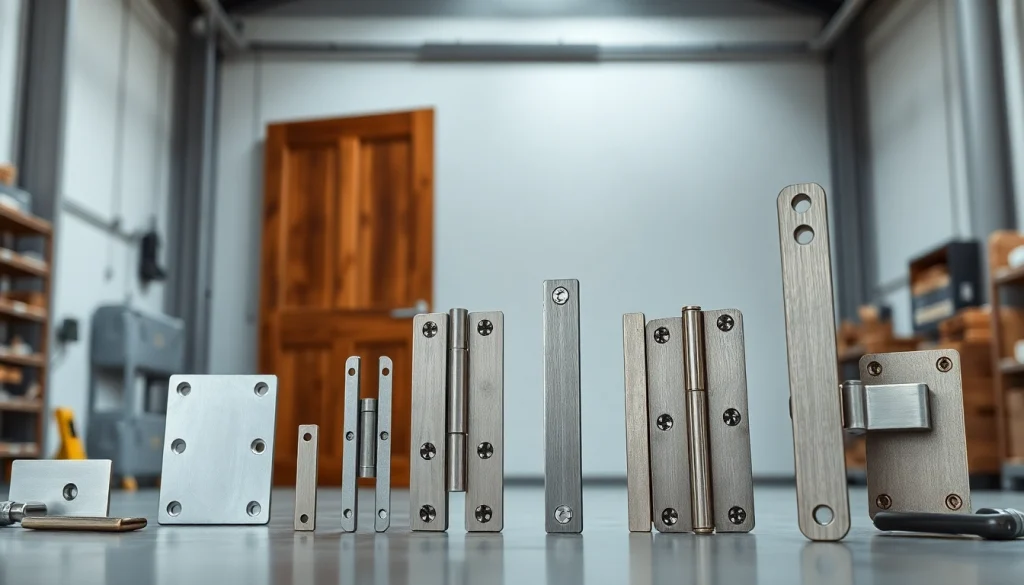 Showcase of quality Door Hinges Manufacturer products highlighting various styles and textures.