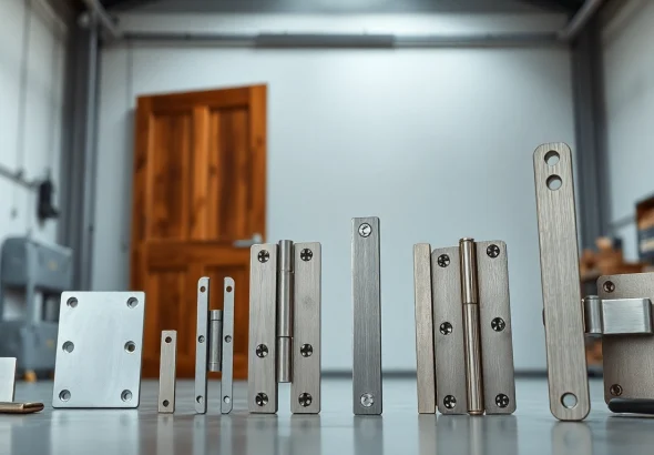 Showcase of quality Door Hinges Manufacturer products highlighting various styles and textures.