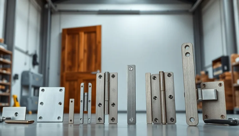 Showcase of quality Door Hinges Manufacturer products highlighting various styles and textures.