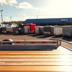 Find quality trailers near me, including utility and livestock options in an inviting dealership setting.