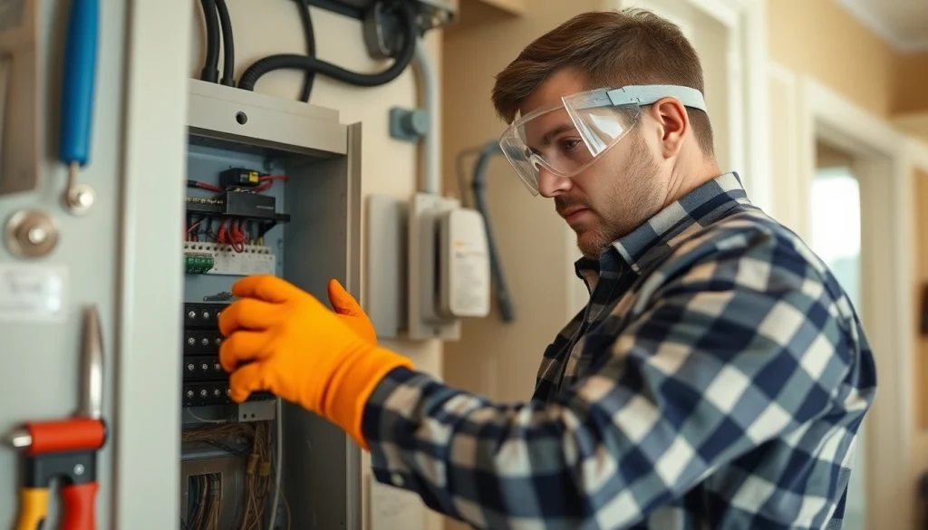 Installing an Electrical Panel Clearwater with expert electricians focused on detail and safety.