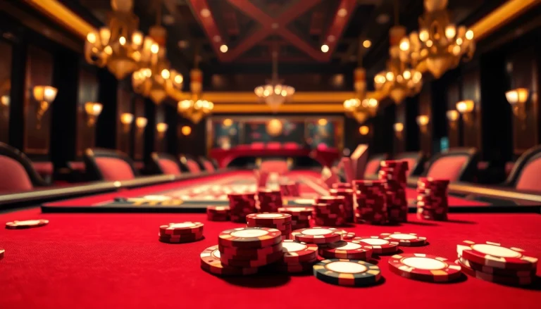 Engage in the excitement at TPower casino with vibrant gaming tables and elegant atmosphere.