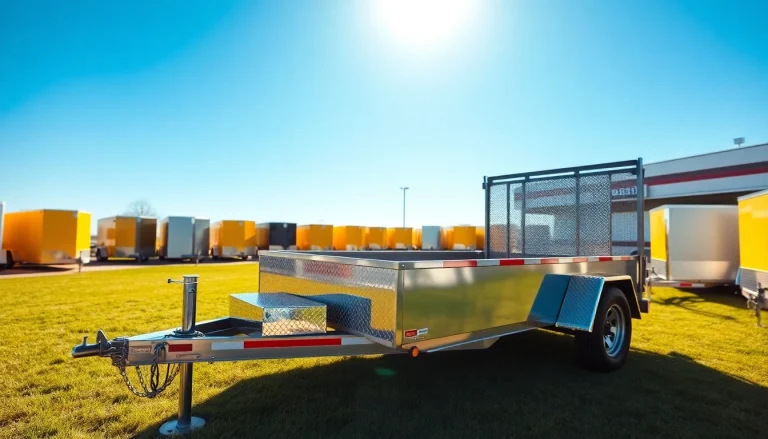 Find Bri-Mar trailers for sale near me with a diverse selection in an inviting outdoor dealership.