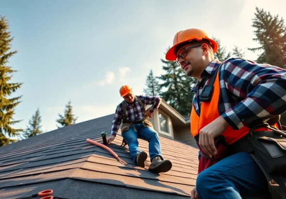 Inspecting roofing in Vancouver Wa to ensure quality and safety standards.