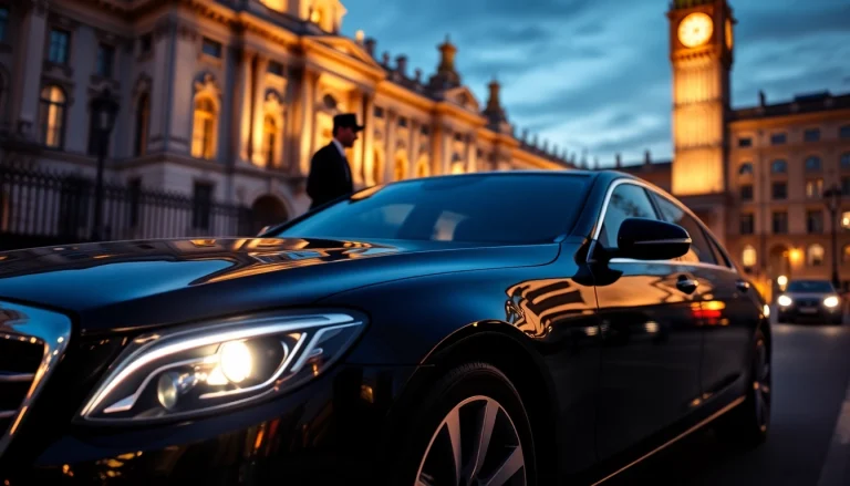 Experience a premium london chauffeur service with a luxury car in London.